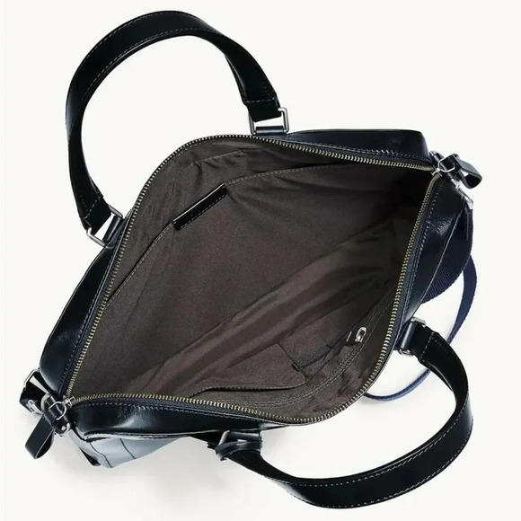 NWT Fossil Defender Eco Leather Brief Bag - Picture 4 of 5